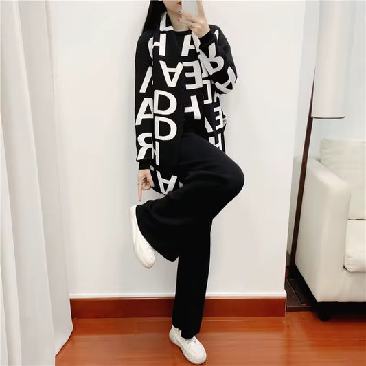 Alphabet Intarsia 3-Piece Set