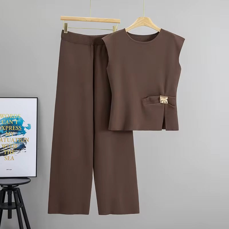 Monaco Sculpted Knit 2-Piece Set