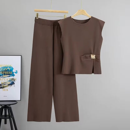Monaco Sculpted Knit 2-Piece Set