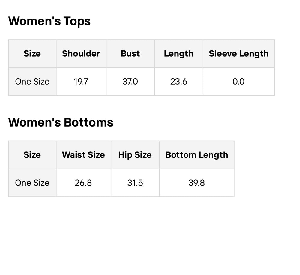 Size Guide