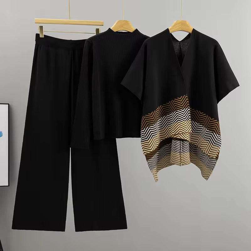 The Riviera Cardigan & Knit Trio