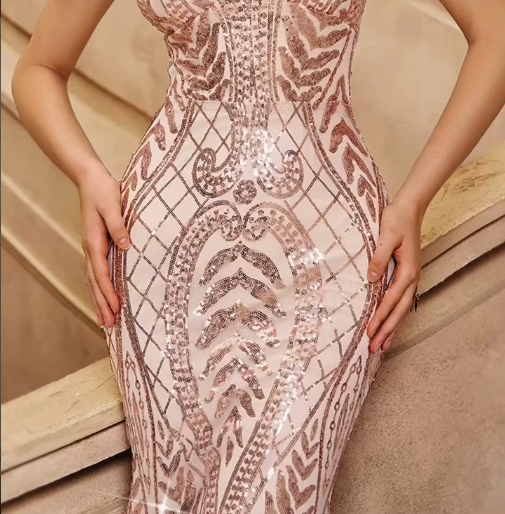 The Luxe Sequin Evening Gown