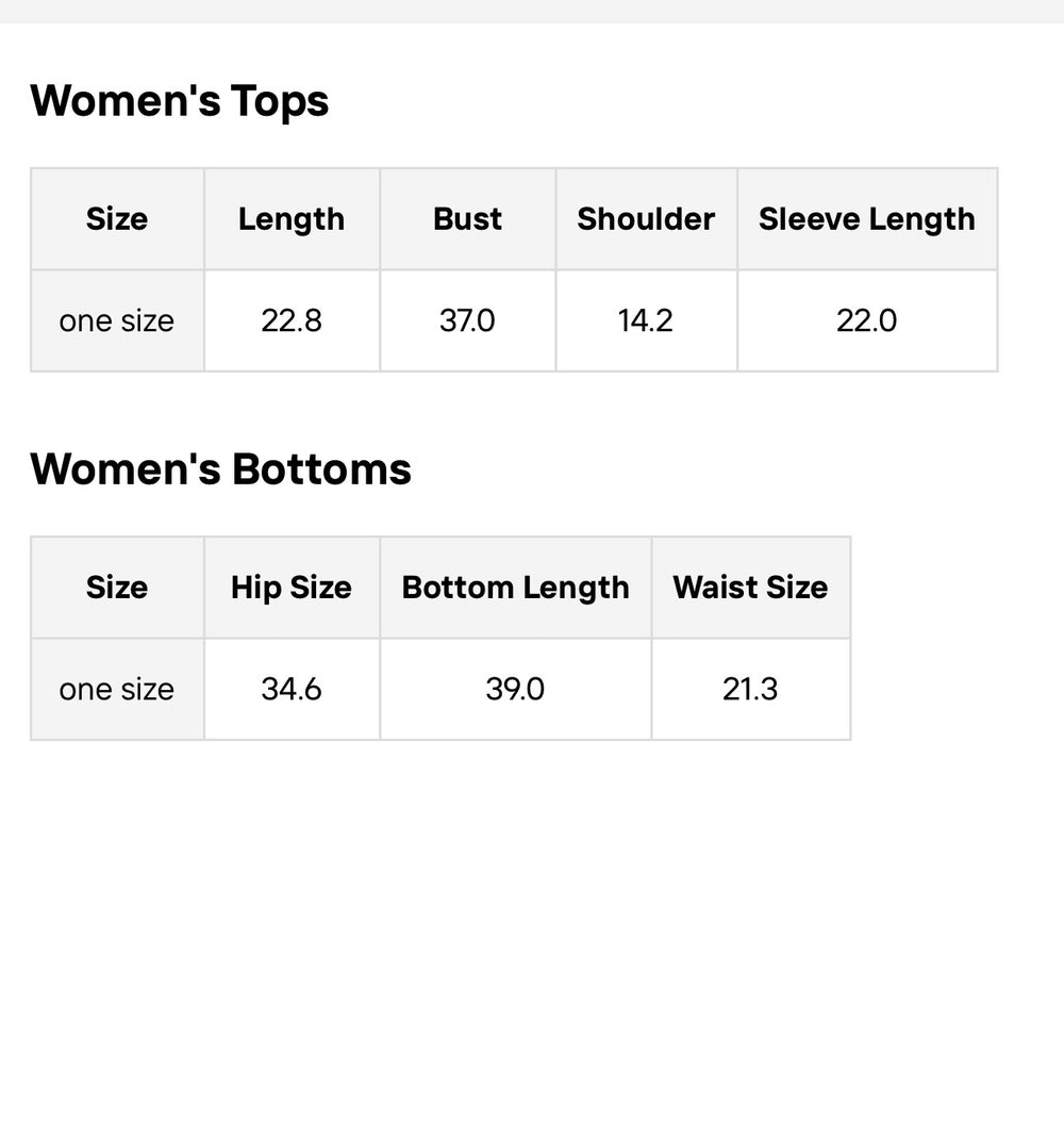 Size Guide