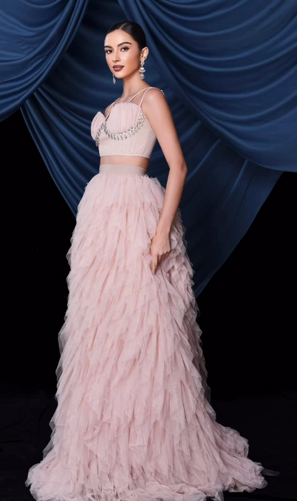 Blush Organza Royale Set