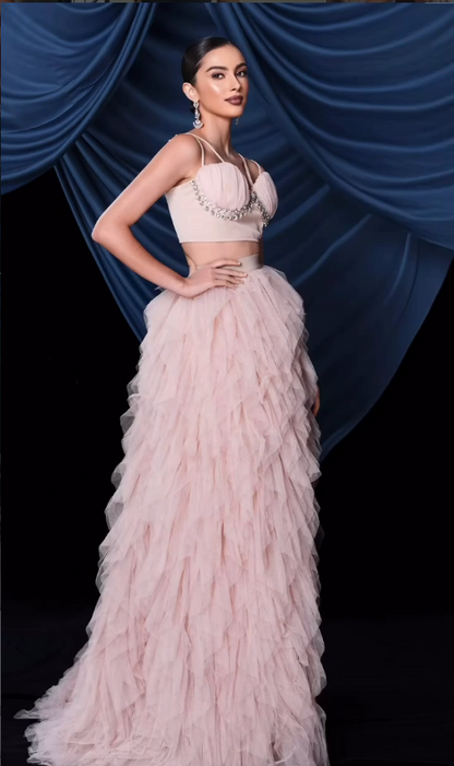 Blush Organza Royale Set