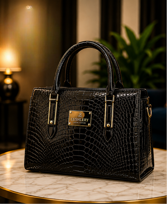 The Noir Majestic Handbag