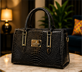 The Noir Majestic Handbag