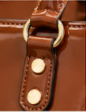 The Cognac Monarch Handbag