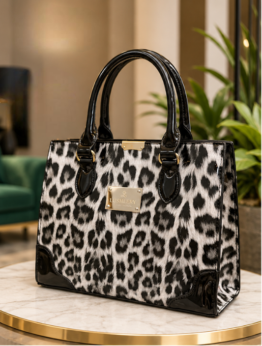 Velvet Panther Handbag