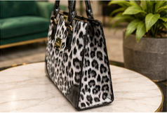 Velvet Panther Handbag