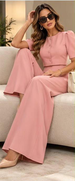 The Corinne Wide Leg Set