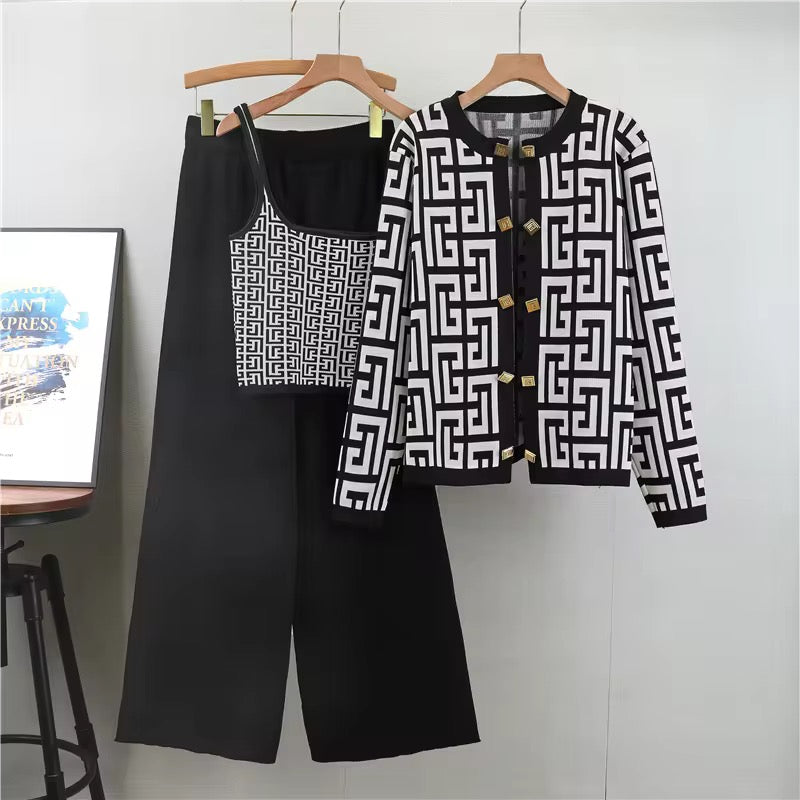 Monaco Jacquard 3-Piece Set