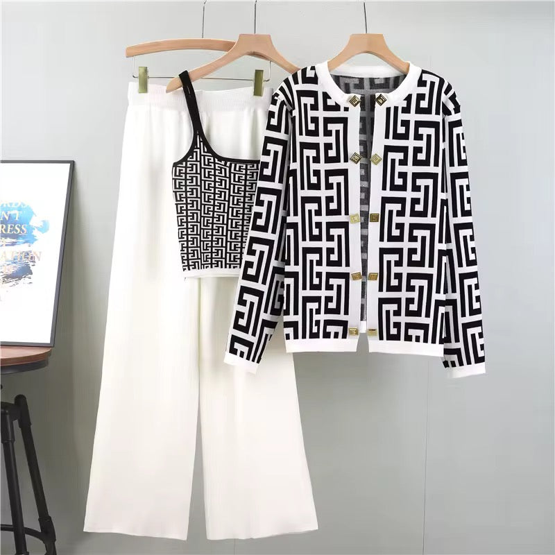 Monaco Jacquard 3-Piece Set