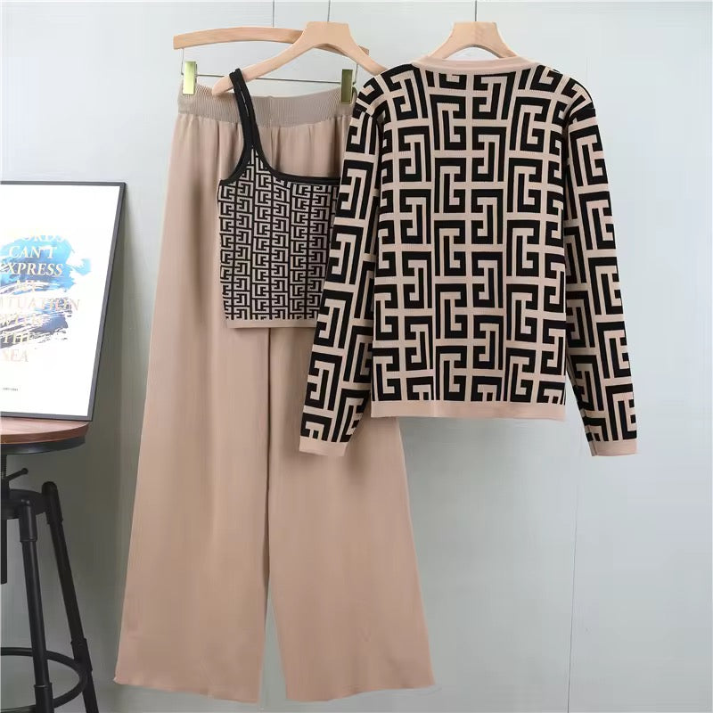 Monaco Jacquard 3-Piece Set