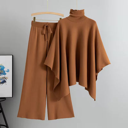 Elegant Two-Piece Knit Lounge Set