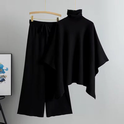Elegant Two-Piece Knit Lounge Set