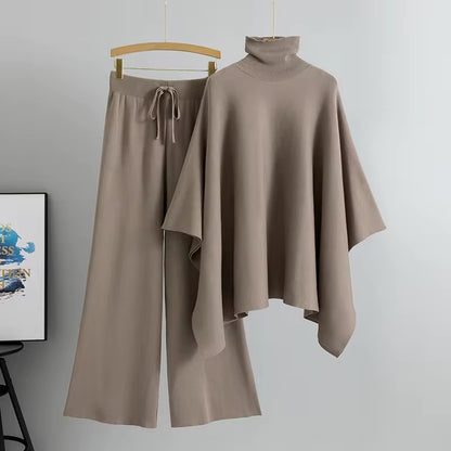Elegant Two-Piece Knit Lounge Set