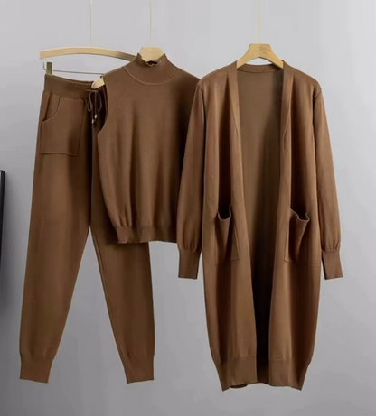 Elavion 3-Piece Luxe Knit Set