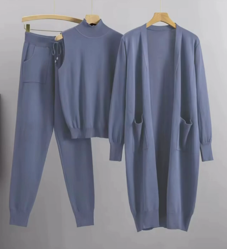 Elavion 3-Piece Luxe Knit Set
