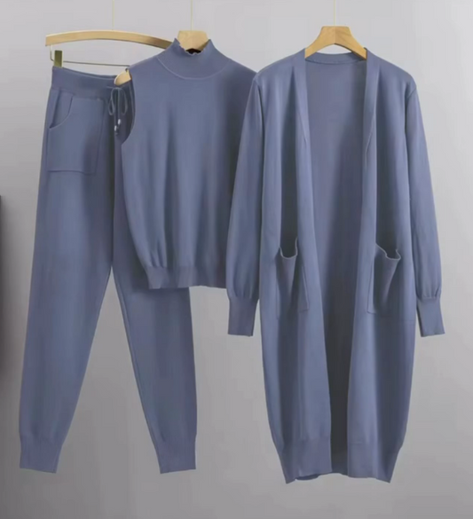 Elavion 3-Piece Luxe Knit Set