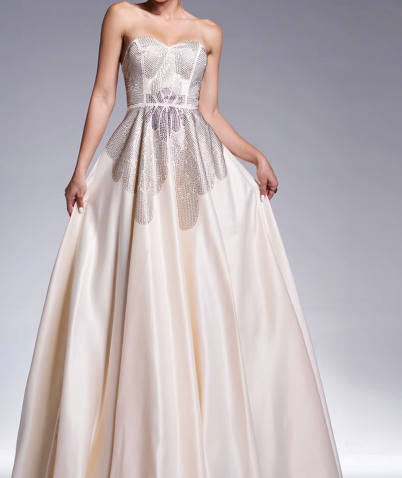 Champagne Radiance Ballgown