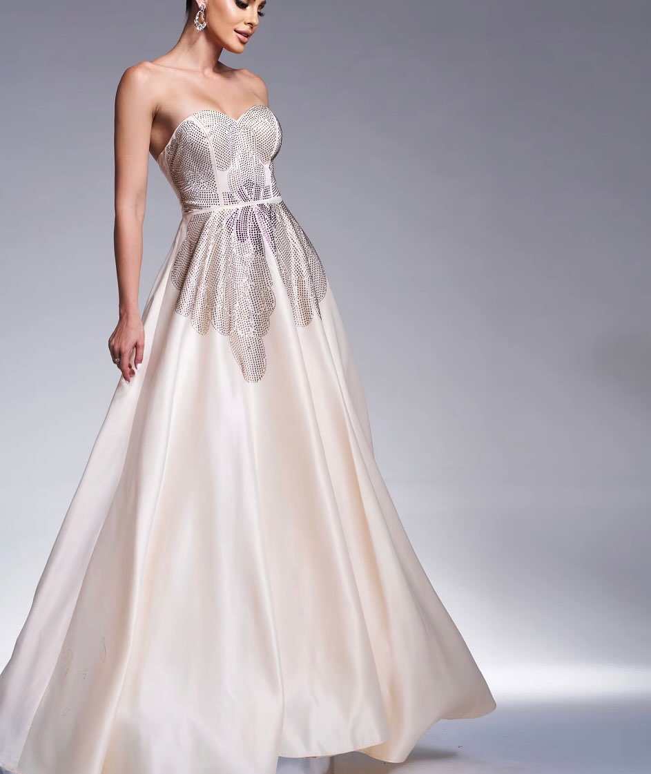 Champagne Radiance Ballgown
