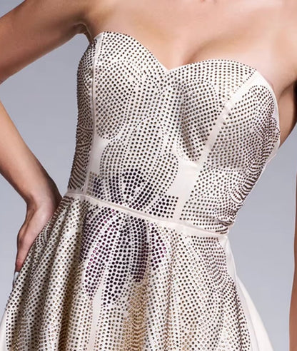 Champagne Radiance Ballgown