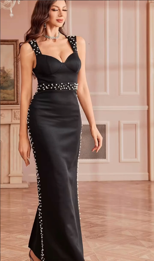 Midnight Pearl Elegance