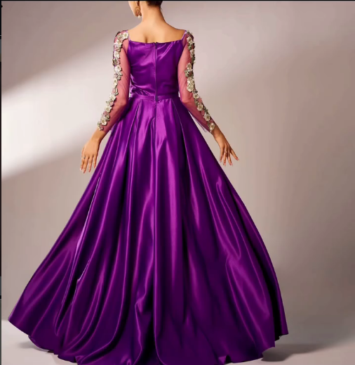 Royal Amenthyst Luxe Gown
