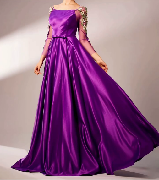 Royal Amenthyst Luxe Gown