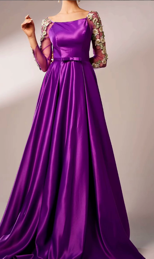Royal Amenthyst Luxe Gown