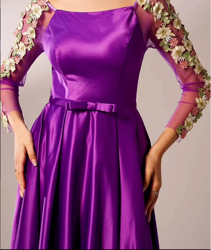 Royal Amenthyst Luxe Gown