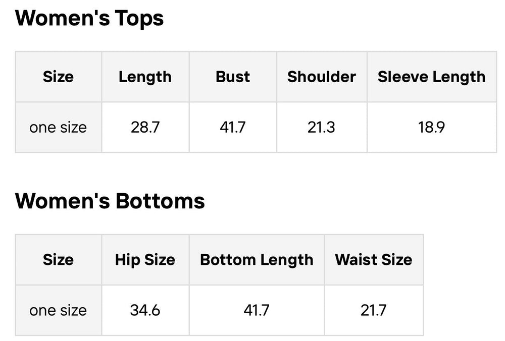 Size Guide