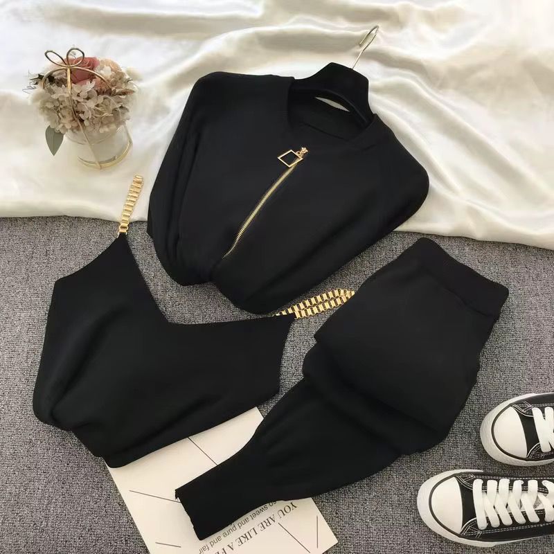 The Aurelia Chain Knit Lounge 3-Piece Set