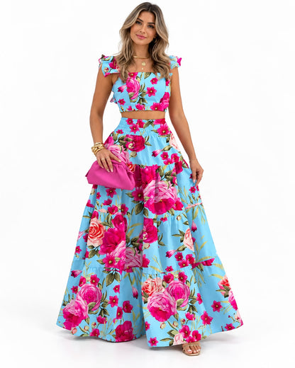 The Aurelie Ruffled Tiered Set
