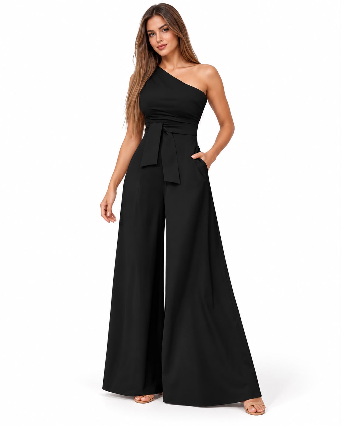 The Eloise One-Shoulder Jumpsuit