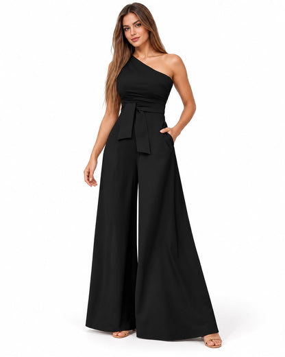 The Eloise One-Shoulder Jumpsuit