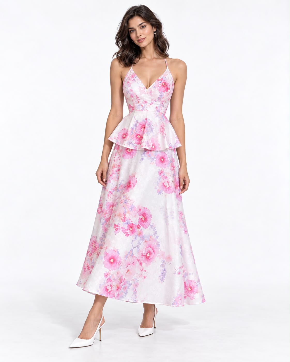 The Mathilde Blossom Midi Dress