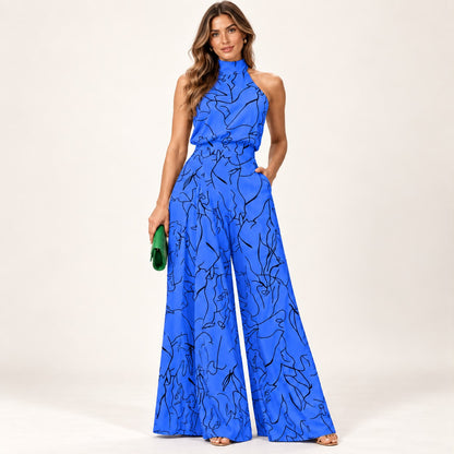 The Mathilde Halter Jumpsuit