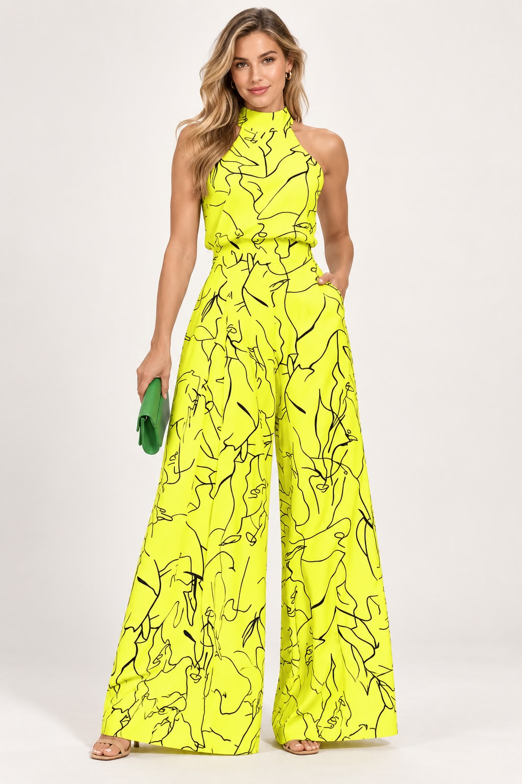 The Mathilde Halter Jumpsuit