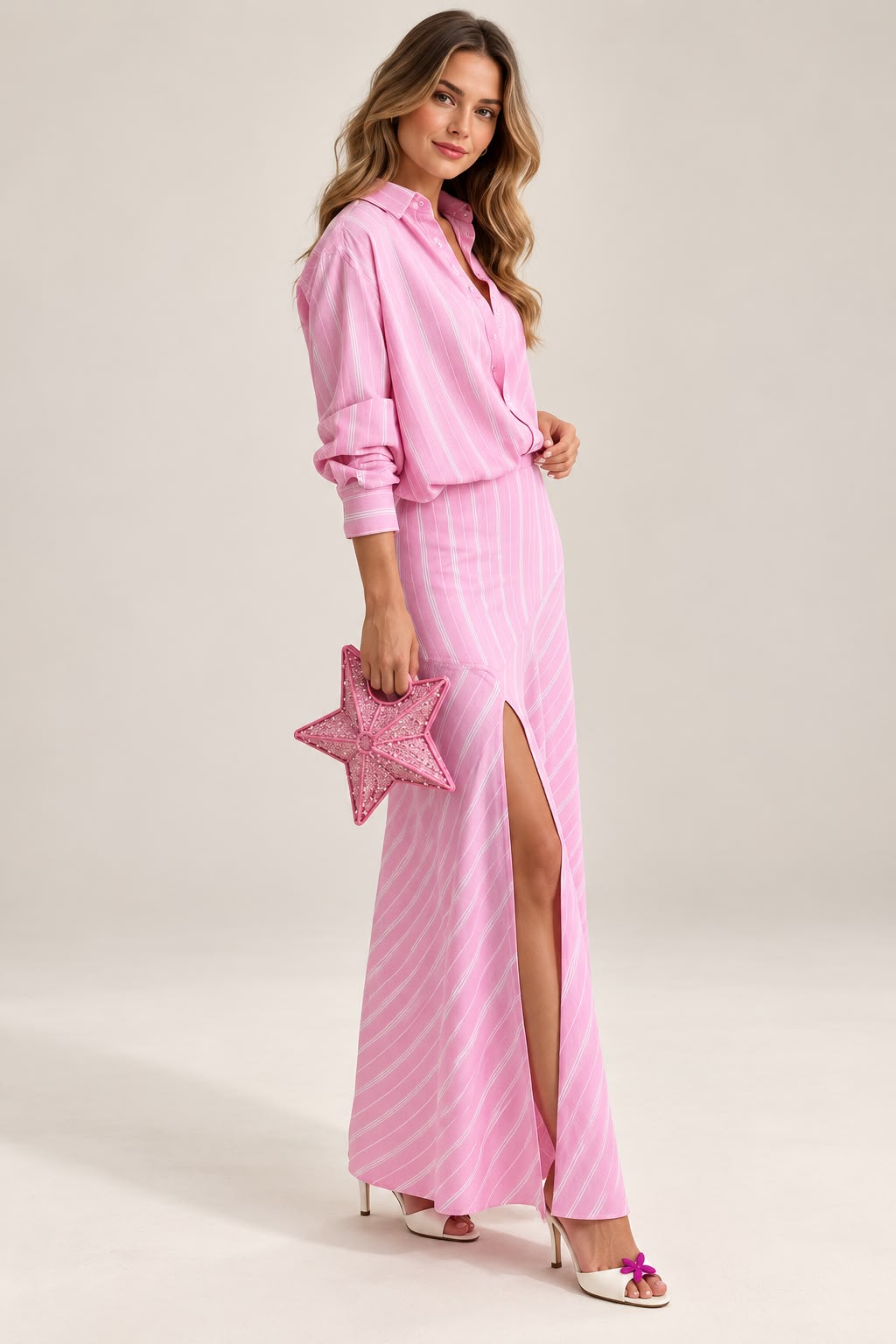 The Ophelia Striped Skirt Set