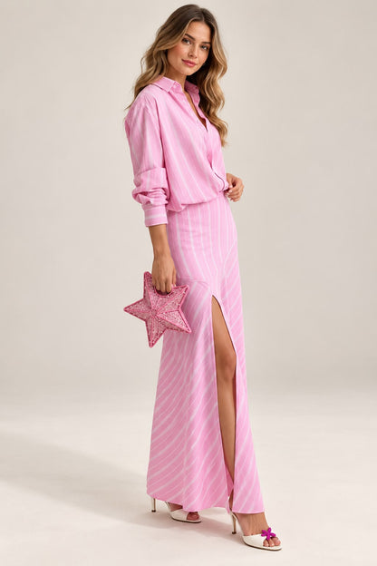 The Ophelia Striped Skirt Set