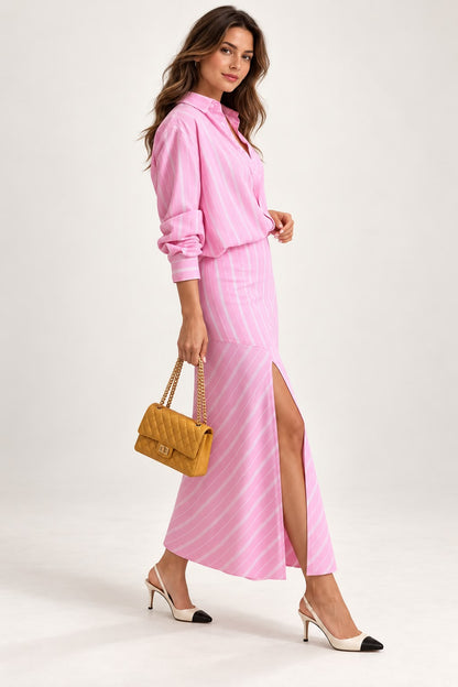 The Ophelia Striped Skirt Set