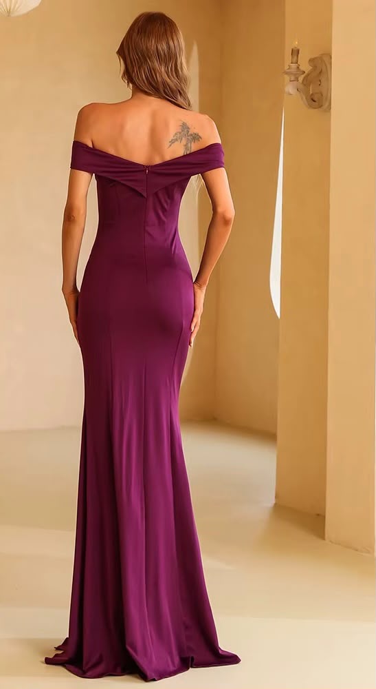 The Calliope Off-the-Shoulder Evening Gown